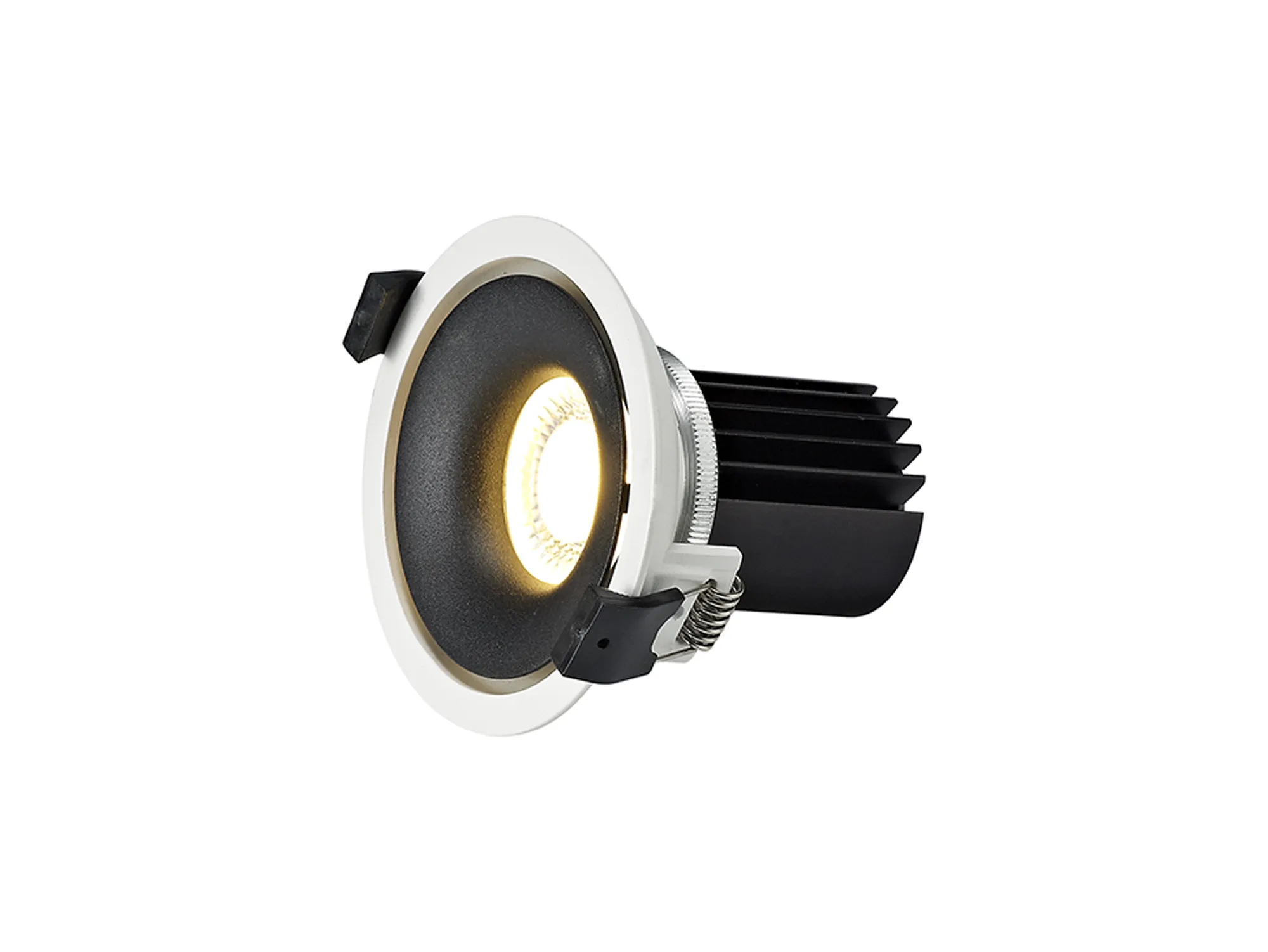 Bolor 12 Tridonic Powered 12W 3000K 1200lm 24° CRI>90 LED Engine White/Black Fixed Recessed Spotlight, IP20 DM202103  Dlux Bolor 12